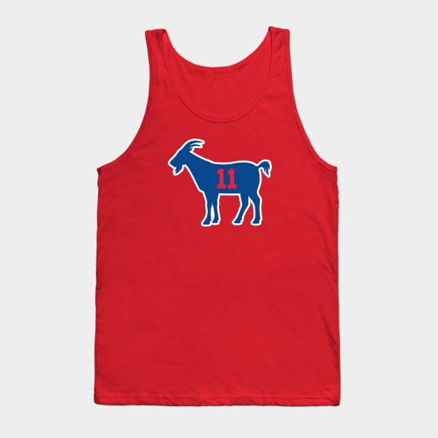 DET GOAT - 11 - Red Tank Top by KFig21